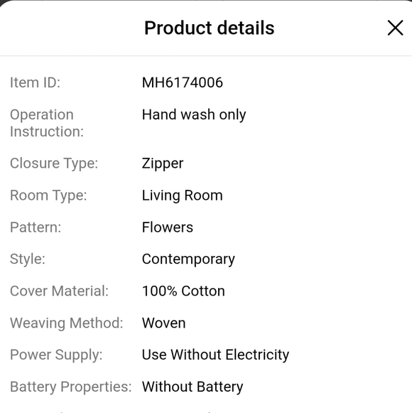 HEART Cotton Pillow (1) - Picture 4 of 4